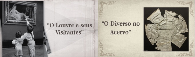Louvre e seus visitantes