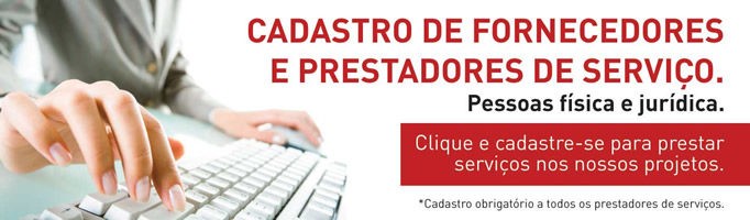 Cadastro de Fornecedores